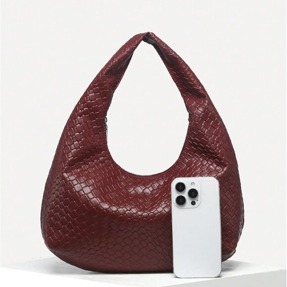 Women's Leather Tote Shoulder Handbag Vintage Top Handle Hobo Bag - Picture 3 of 7